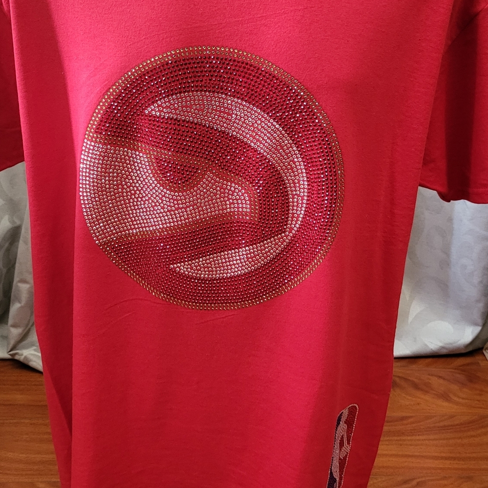 Trey Young Custom Rhinestone T shirt - Picture 5 of 11